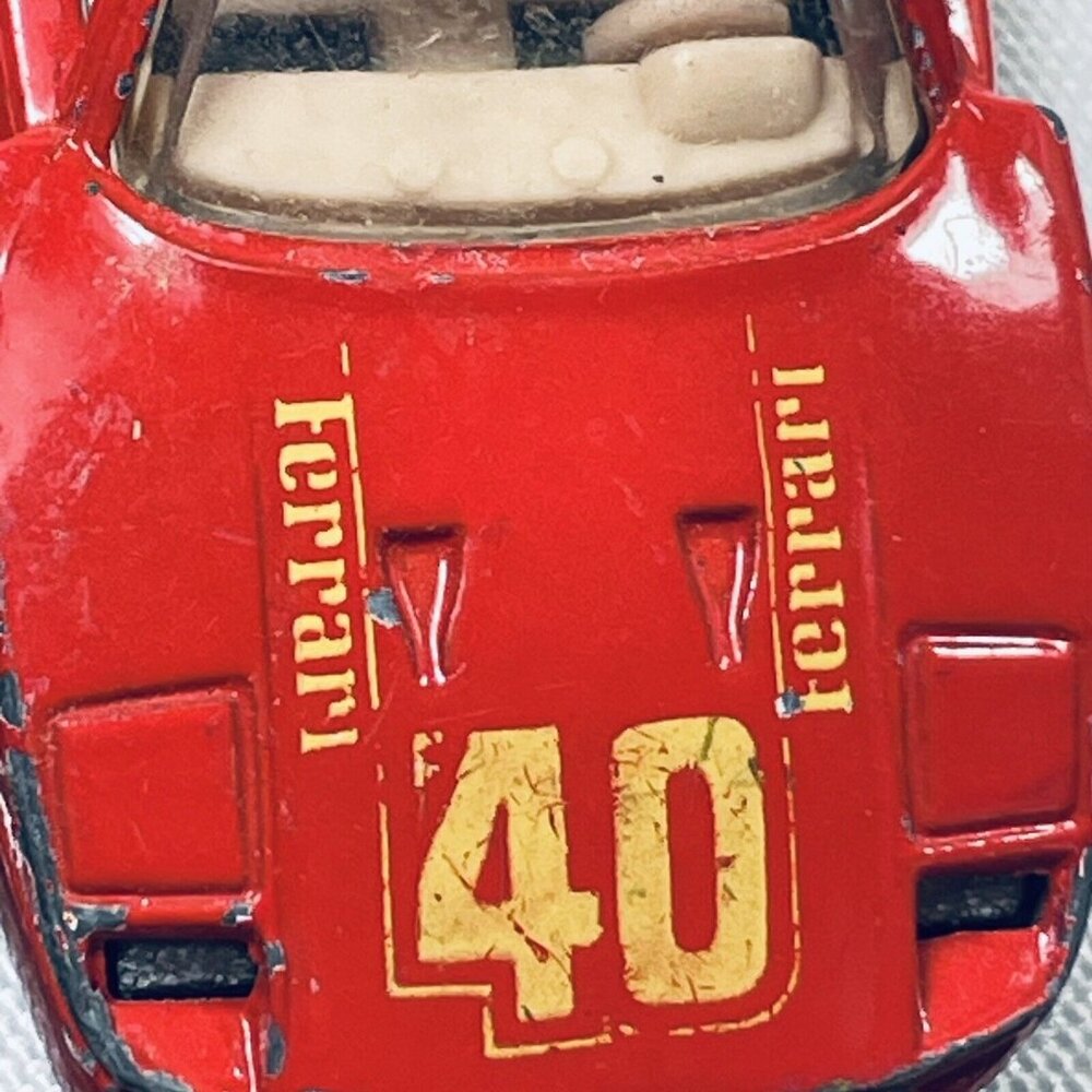 F40 Ferrari Red Tan Interior Opening Hatch Metal Base Diecast HOT WHEELS 1988 - Picture 9 of 14